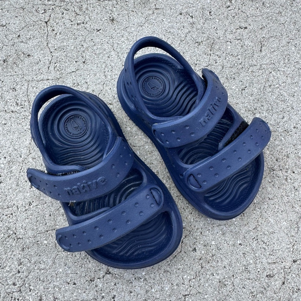 Native Kids Navy Sandals